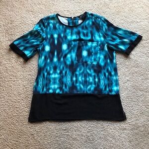 Calvin Klein Blue Black Top